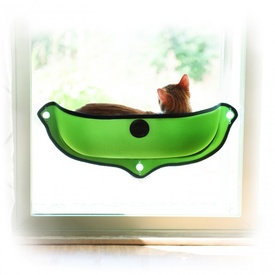 K&H EZ Mount Mod Window Cat Perch Bed - Green