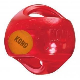 KONG Jumbler Rubber Ball with Hidden Tennis Ball Dog Toy