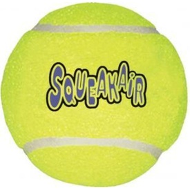 KONG AirDog Squeaker Non Abrasive Tennis Ball Dog Toy
