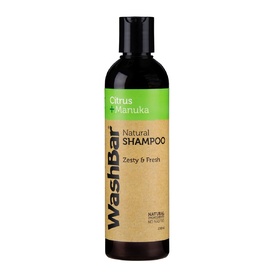 WashBar Natural Dog Shampoo – Citrus + Manuka 250ml Made in New Zealand