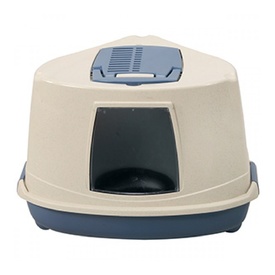 Cozy Cat Corner Large Covered Cat Litter Box for Tight Spaces - 60cm