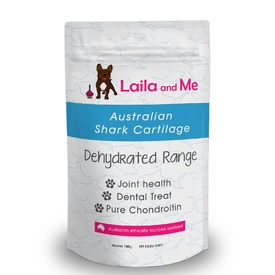 Laila & Me Dehydrated Australian Shark Cartilage - Crunchy Dog Treats 100g