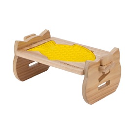 Lickimat Slow Feeder Bowl Wooden Adjustable Elevation Riser for Casper & Felix Lick Mats