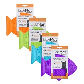 LickiMat Casper Slow Food Bowl Anti-Anxiety Mat for Cats
