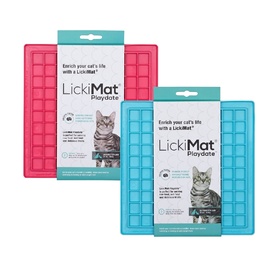 Lickimat Playdate Original Slow Food Licking Mat for Cats