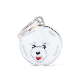 My Family Pet ID Tag Bichon Frise ~ Includes FREE Engraving
