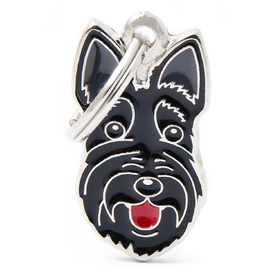 My Family Pet ID Tag Scottish Terrier ~ Includes FREE Engraving
