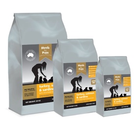 Meals for Mutts Gluten Free Turkey, Salmon & Sardine Puppy Dry Dog Food