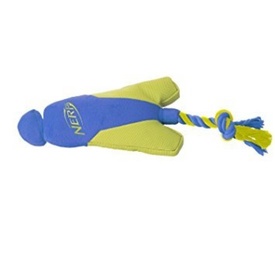 Nerf Dog Toy - Large Ultraplush Arrowhead Launcher Blue