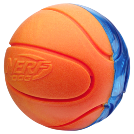 Nerf Dog Toy Hydro Sport TPR Squeak Basketball - Fits in the Nerf Blaster!