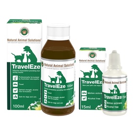 Natural Animal Solutions TravelEze for Cats & Dogs 15/100ml