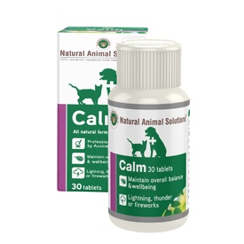 Natural Animal Solutions Calm Remedy for Cats & Dogs - 30 Tablets