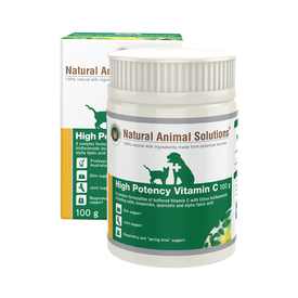 Natural Animal Solutions High Potency Vitamin C Powder for Cats & Dogs 100g