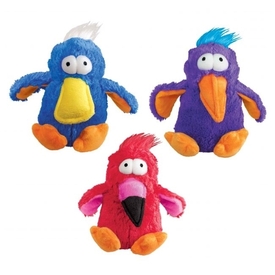 KONG Dodo Plush Squeaker Dog Toy in Assorted Colours - 3 Unit/s