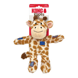 3 x KONG Wild Knots Giraffe Tug & Snuggle Plush Dog Toy