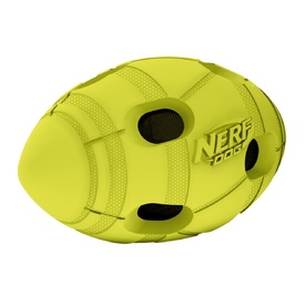 Nerf Dog Toy - TPR Textured & Floating Crunch Football for Dogs