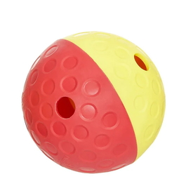 Nina Ottosson Treat Tumble Ball Toy for Cat or Dog - Large (Red/Yellow)