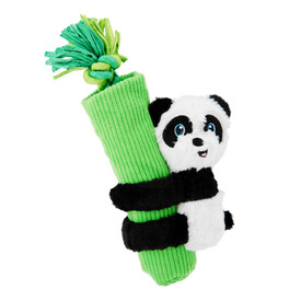 Outward Hound 3-in-1 Tug & Toss Dog Toy - Cuddly Climbers Panda