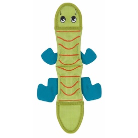 Fire Biterz Tough Green Lizard Dog Toy