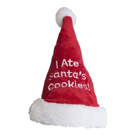 Outward Hound Dog Christmas Headband Hat "I Ate Santa's Cookies"