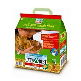 Cat's Best Natural Plant Fibre Unscented Odour Reducing Clumping Cat Litter 4.3kg/10L