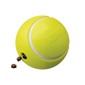 KONG Rewards Hard Rubber Tennis Ball Treat Dispensing Fetch Dog Toy - Small