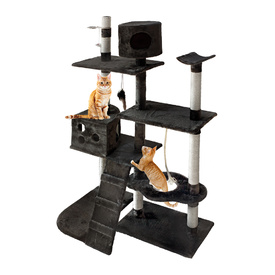 Cat Tree 170cm Trees Scratching Post Scratcher Tower Condo House Furniture Wood