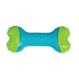 4 x KONG CoreStrength Multilayered Textured Dog Toy - Bone Shape - Medium/Large