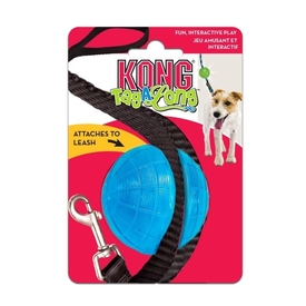 KONG TagALong Leash Attach Fetch Ball in Assorted Colours - 4 Unit/s