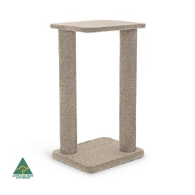 BOSSCAT Gus Premium Cat Scratcher with 2 Extra Tall Claw-Care Carpet Posts
