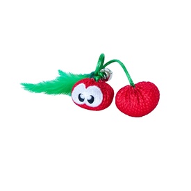 Petstages Dental Cherries Dental Care Cat Chew Toy with Catnip