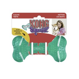 KONG Squeezz Dental Bone Rubber Dog Toy - 3 Unit/s