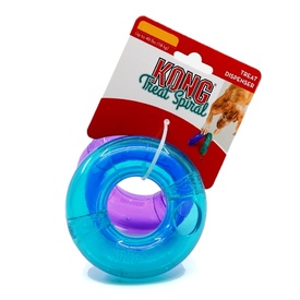 KONG Treat Spiral Ring Treat Dispensing Interactive Dog Toy - Large