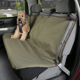 Petsafe Happy Ride (Solvit) Waterproof Bench Seat Cover Back Seat Protector - Khaki Green