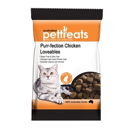 Purr-fection Australian Chicken Lovables Semi-Moist Cat Treats - 80g