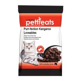 Purr-fection Kangaroo Lovables Semi-Moist Australian Cat Treats - 80g