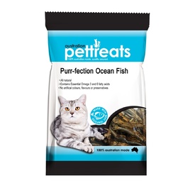 Purr-fection Dried Australian Ocean Fish Treats for Cats 40g