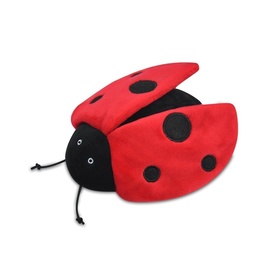 PLAY Bugging Out Ladybug Plush & Squeaky Toy for Dogs