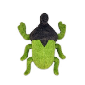 PLAY Bugging Out Ryan the Rhino Plush & Squeaky Toy for Dogs