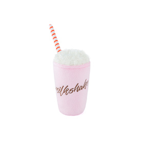 P.L.A.Y. American Classic Fast Food Plush & Squeaky Dog Toy – Milkshake