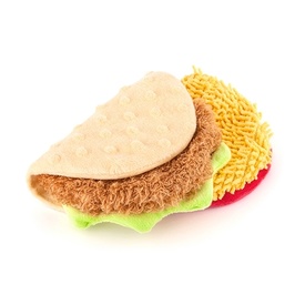 PLAY Plush & Squeaky Dog Toy - Tail Waggin’ Taco