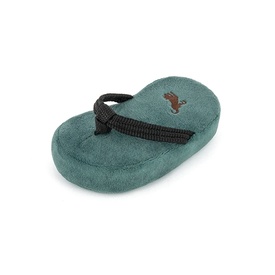 PLAY Globetrotter Plush Squeaky Dog Toy - Pucci’s Sandal
