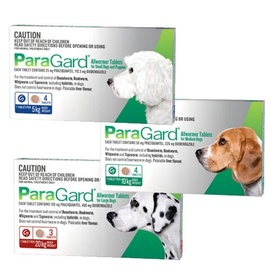 ParaGard Intestinal Allwormer Tablet for Dogs 5kg to 20kg +