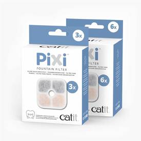 Catit Pixi Active Carbon Filters for Catit Pixi Fountains - 3 or 6 Pack