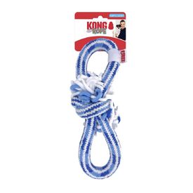 3 x KONG Rope Tug Fetch & Tug Dog Toy for Puppies - Assorted Colours