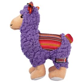 3 x KONG Sherps Plush Multi-textured Squeaker Dog Toy - Llama