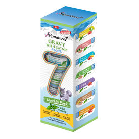 Signature7 GRAVY with catnip 7 days variety pack