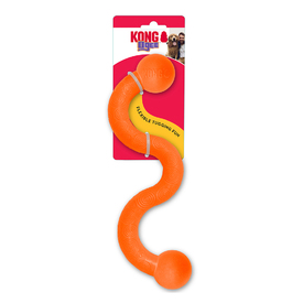 4 x KONG Ogee Stick - Safe Fetch Toy for Dogs -  Floats in Water - Medium