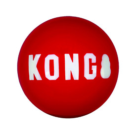 3 x KONG Durable High Bounce Signature Dog Fetch Balls 2-pack - Large