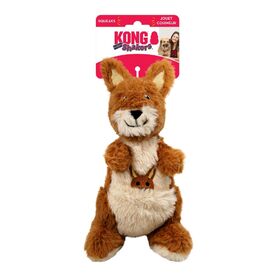 KONG Shakers Passports Plush Squeaker Dog Toy - Kangaroo x 3 Unit/s